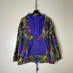 Vintage ISPO All Over Pattern Light Ski Jacket  Medium